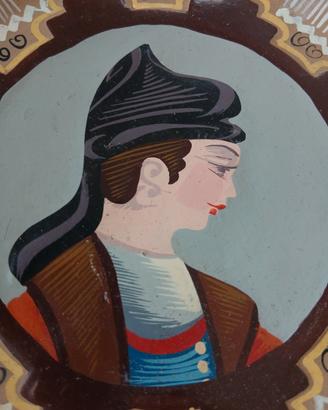 Piatto sardo decorativo