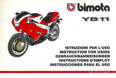 Manuale proprietario Bimota YB11