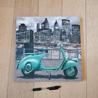 Quadro canvas Vespa 30x30cm Lupia