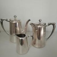 Set te / caffè in Silver Plate n.3 pezzi England