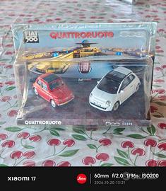 Set 2 Modellini Fiat 500 Mondo Motors 1/43