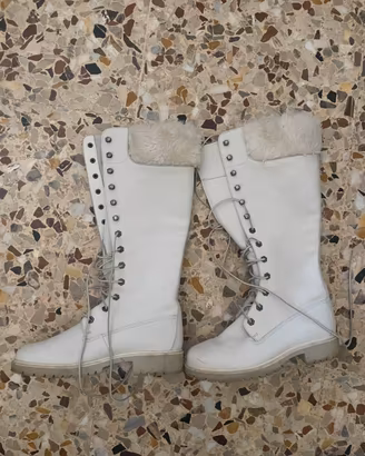 Stivali Timberland bianchi