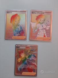 POKEMON - LOTTO CARTE ALLENATORE HYPER e FULL ART