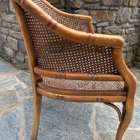 Poltrona Vintage in Vimini e Bambú