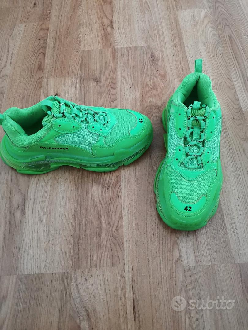 Balenciaga scarpe verdi on sale fluo