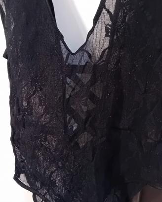 Body stupendo elegante in pizzo- tg. S molto bello