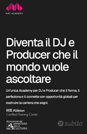 Corso DJ + Producer MAT Academy