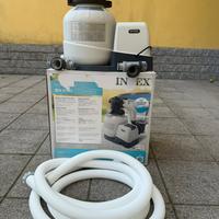 Pompa Intex da 7,9m3 l + scopa elettrica e skimmer