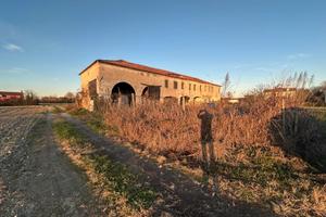 Oriago ampia porzione di rustico con terreni