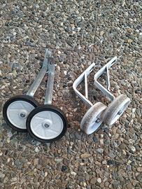 2 coppie di rotelle stabilizzatrici bici