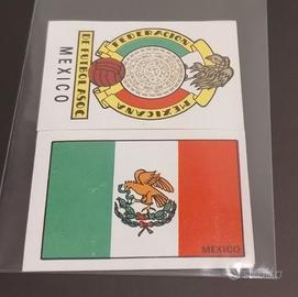 Panini Album Mexico 70 bandiera/stemma con velina