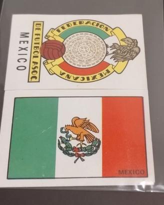 Panini Album Mexico 70 bandiera/stemma con velina
