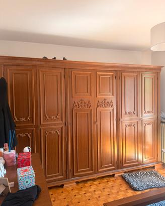 Camera da letto completa in legno