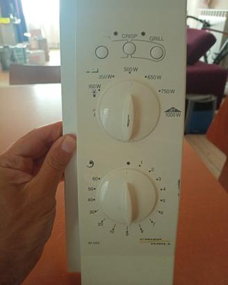 Pannello quadro comandi forno microonde Whirlpool 