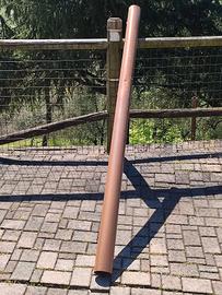 Spezzone PLUVIALE RAME D.100 SP.5/10 MT. 2,2 