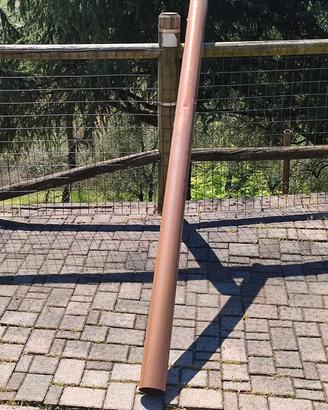 Spezzone PLUVIALE RAME D.100 SP.5/10 MT. 2,2 