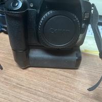 Canon eos 30d piu pacco batterie piu obiettivo