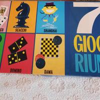 Vintage "7 giochi riuniti" Editrice Giochi