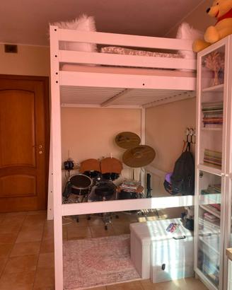 Letto matrimoniale rialzato