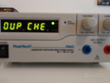 Alimentatore da banco PeakTech 1560 pari al nuovo