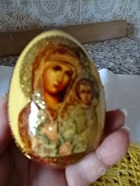 Uovo di Pasqua Ortodosso in legno