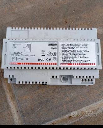 alimentatore bticino 
