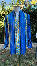 Gianni Versace Camicia uomo 100% Seta Vintage L 5