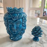 Ceramica siciliana, testa di moro