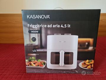 Friggitrice ad aria 4,5 L 1450 W bianca KASANOVA