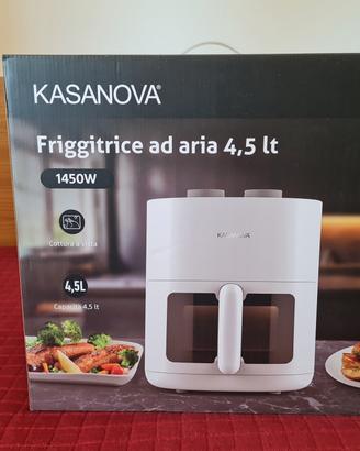 Friggitrice ad aria 4,5 L 1450 W bianca KASANOVA