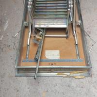 Scala retrattile in acciaio