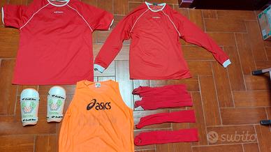 Maglie calcio Decathlon KIPSTA taglia L n° 2 rosse