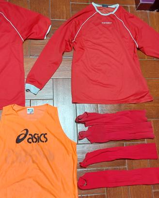 Maglie calcio Decathlon KIPSTA taglia L n° 2 rosse