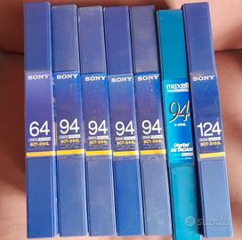 20 vecchie videocassette digital betacam pro tv