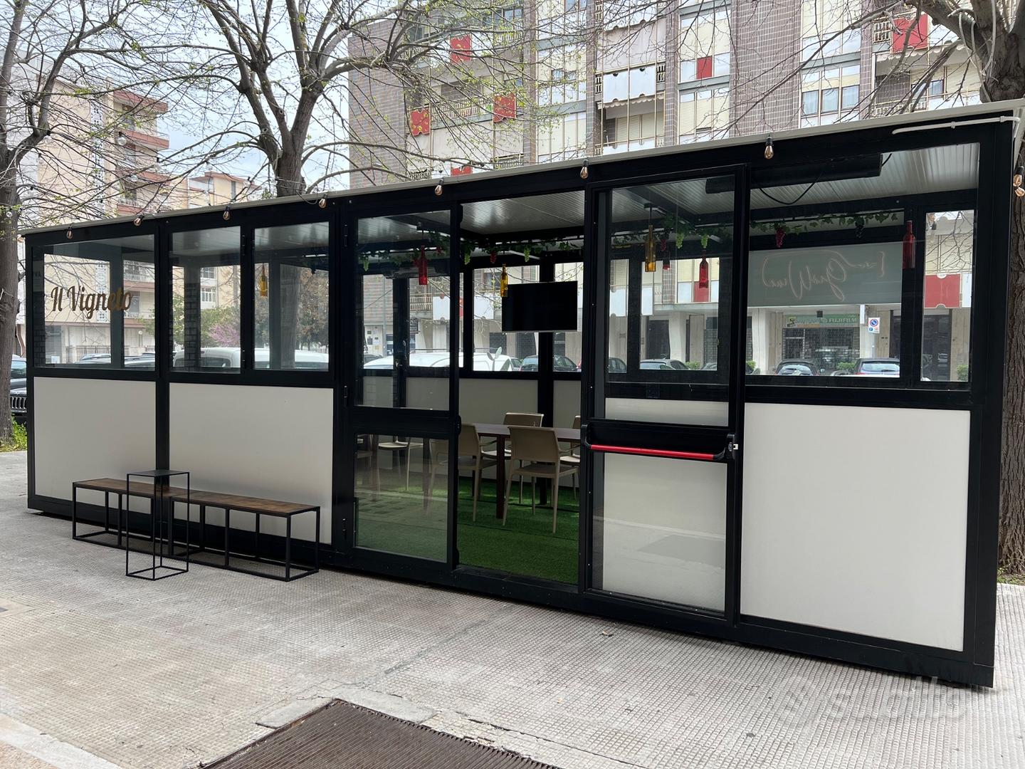 Dehors gazebo chiuso