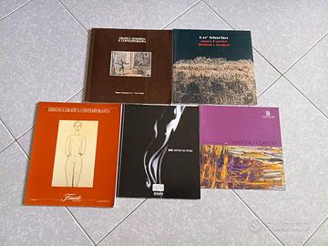 5 cataloghi d'arte 