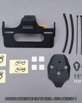 Portatarga corto DUCATI PANIGALE V2 / V4 2018 2024