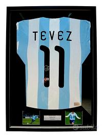 Maglia Tevez Argentina Autografata+Certificazione