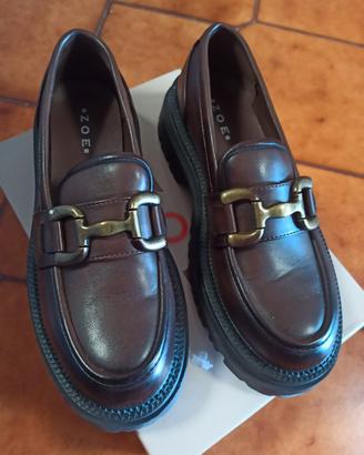 mocassini neri donna platform 39