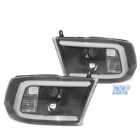 FARI PER DODGE RAM 09-18 LUCE DIURNA A LED NERO