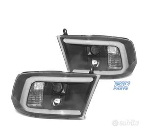 FARI PER DODGE RAM 09-18 LUCE DIURNA A LED NERO