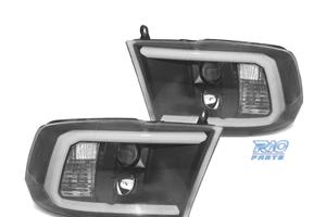 FARI PER DODGE RAM 09-18 LUCE DIURNA A LED NERO