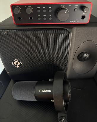 Kit Audio Studio: Maono, Focusrite, Generalmusic