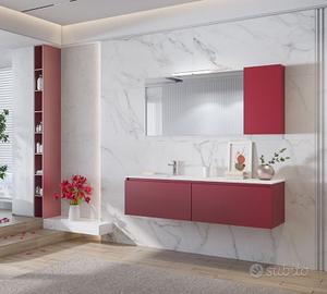 Composizione Space 155 Rosso Karag