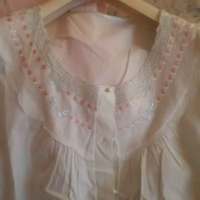 Camicie da notte nuove in seta e cotone