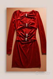Abito Mini Rosso Scintillante