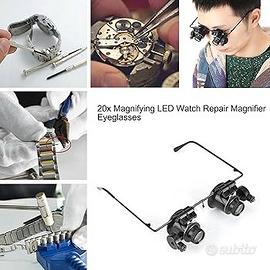 Occhiali per orologiai, lente ingrandimento