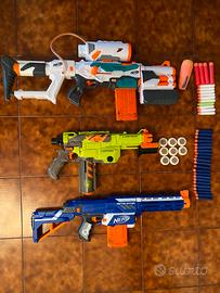 nerf tri strike, retaliator, vortex