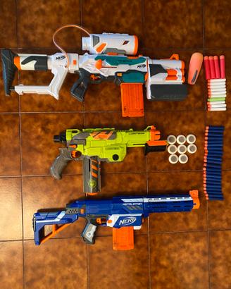 nerf tri strike, retaliator, vortex