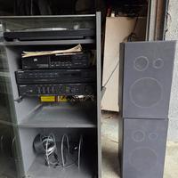 impianto stereo giradischi